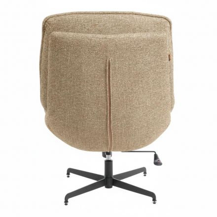 Кресло лаунж Cosmo велюр/букле, VT shape latte