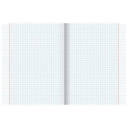 Тетрадь А5 48 л. АЛЬТ скоба, клетка, глянцевый лак, бумага 65 г/м2, "ГОРОД АНГЕЛОВ", 7-48-821