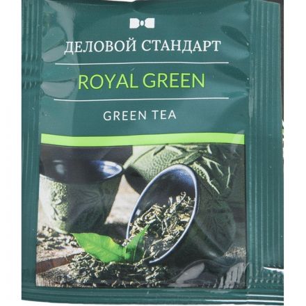 Чай Деловой Стандарт Royal Green tea зеленый, 100 пакx2гр