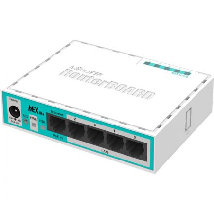Маршрутизатор Mikrotik hEX lite RB750R2 Маршрутизатор Mikrotik hEX lite RB750R2