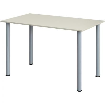 Стол обеденный Комус МДС 120х70 серый/серый Стол обеденный Комус МДС 120х70 серый/серый