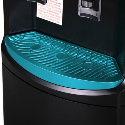 Кулер для воды SONNEN FSC-02W TURBO напольный, ТУРБОНАГРЕВ/ОХЛАЖДЕНИЕ КОМПРЕССОРНОЕ, шкаф, 2 крана, черный, 456171