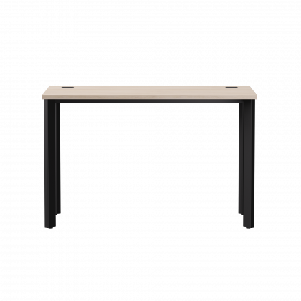 Стол прямой Everprof EVO на металлокаркасе 1180х670х755 мм опоры 45гр Дуб Соната/Черный