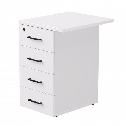 Тумба приставная Everprof EVO с топом 510х600x755 Белый