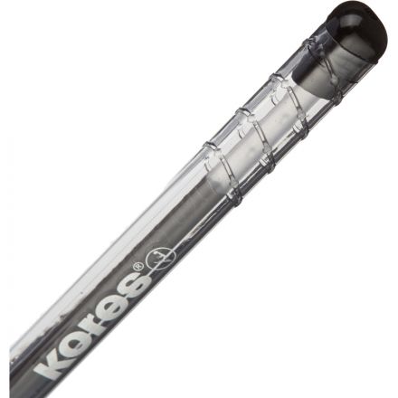 Ручка шариковая неавтоматическая KORES К2 0,5мм треуг.корп,черн