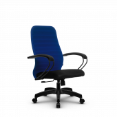 Кресло Метта SU-CP-10 синее/черное Pl