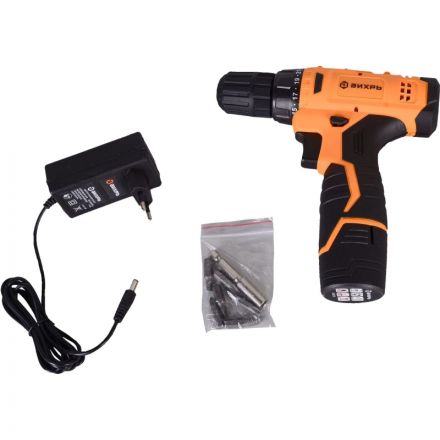 Дрель-шуруповерт аккумуляторная Вихрь ДА-12Л-2 (72/14/14)