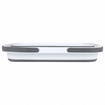 Таз складной силиконовый 16 литров со складными ручками 47х28 см для дома и дачи, LAIMA Home, 608671