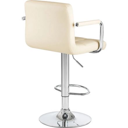 Стул барный LO_DOBRIN KRUGER ARM LM-5011_CH-M_EL кремовый Стул барный LO_DOBRIN KRUGER ARM LM-5011_CH-M_EL кремовый