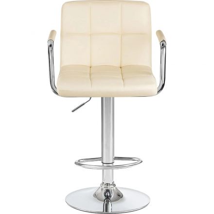 Стул барный LO_DOBRIN KRUGER ARM LM-5011_CH-M_EL кремовый Стул барный LO_DOBRIN KRUGER ARM LM-5011_CH-M_EL кремовый