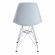Стул CINDY IRON CHAIR (EAMES) (mod. 002) металл, пластик, 51x46x82,5, серый