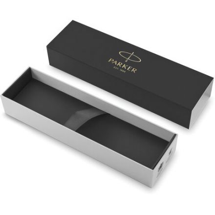 Ручка шариковая PARKER "IM Core Black Lacquer GT", черный глянцевый лак, позолота, синяя, 1931666