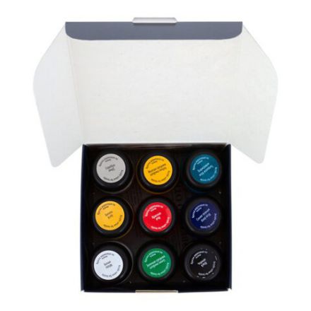 Краски по ткани акриловые "Декола", 9 цветов по 20 мл, в банках, Невская Палитра, 4141111