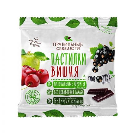 Пастила ПС Пасилки из Вишни и Смородины, 70г Пастила ПС Пасилки из Вишни и Смородины, 70г