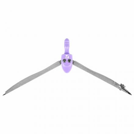 Готовальня BRAUBERG SCHOOL KIT, 11 предметов, циркуль 115 мм, циркуль 125 мм, чертежные принадлежности, лавандовый цвет, 210714