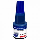 Краска штемпельная TRODAT IDEAL 7014 синяя 24 мл, на водно-глицериновой основе, 206916