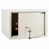 Сейф мебельный DASWERK (ДАСВЕРК) SC-250KL (250х350х250 мм), ключевой замок, бежевый, 291344