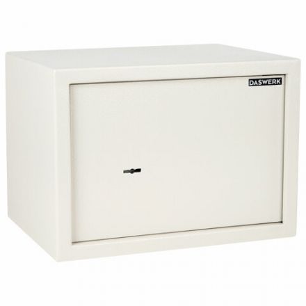 Сейф мебельный DASWERK (ДАСВЕРК) SC-250KL (250х350х250 мм), ключевой замок, бежевый, 291344