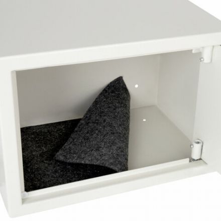 Сейф мебельный DASWERK (ДАСВЕРК) SC-250KL (250х350х250 мм), ключевой замок, бежевый, 291344