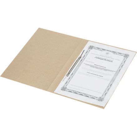 Скоросшиватель картонный ДЕЛО Attache Economy 190-210г/м2 немел, 100 шт/уп