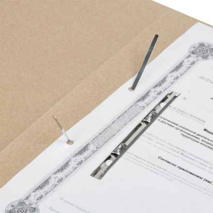 Скоросшиватель картонный ДЕЛО Attache Economy 190-210г/м2 немел, 100 шт/уп