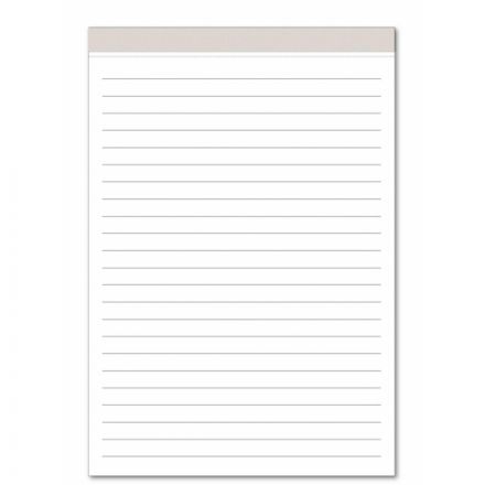 Блокнот Attache Микроперфорация А5 100 листов серебристый в линейку на склейке (143х212 мм)