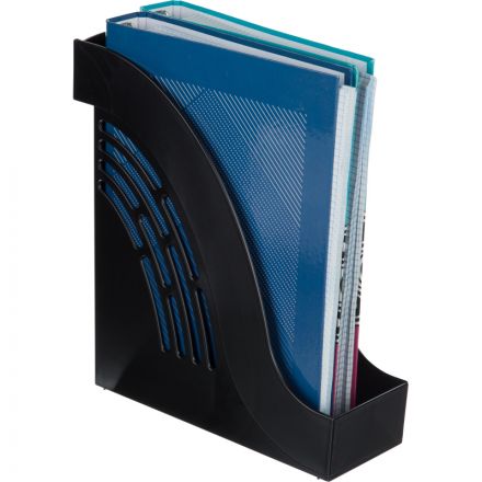 Лоток вертикальный Attache 95мм с окном маркировки черный Лоток вертикальный Attache 95мм с окном маркировки черный