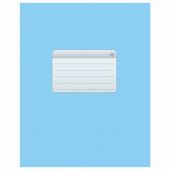 Тетрадь А5, 48 л., HATBER-ECO скоба, офсет №2 ЭКОНОМ, клетка, обложка мелованная бумага, "Голубая", 075742, 48Т5D1_27730