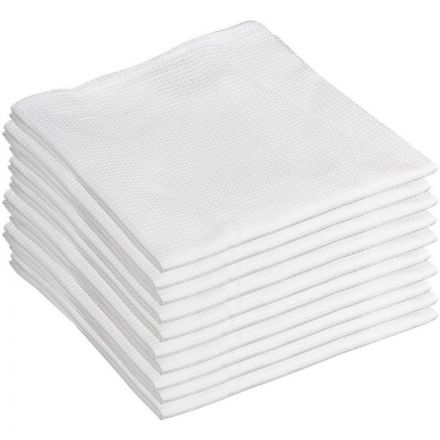 Набор полотенец вафельных отбел. 40х80см,пл160г/м2,10 шт/уп,текстил,100%хл