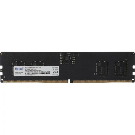 Модуль памяти Netac DDR5 DIMM 16GB 4800Мгц CL40 (NTBSD5P48SP-16)