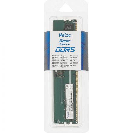 Модуль памяти Netac DDR5 DIMM 16GB 4800Мгц CL40 (NTBSD5P48SP-16)