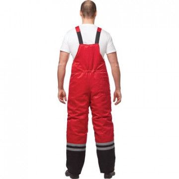 Костюм рабочий зимний муж з03-КПК красн/чер (р.56-58) 182-188