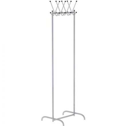 Вешалка гардеробная Attache КР-15 на 8 персон серебристая