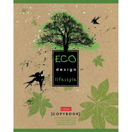 Тетрадь А5, 48 л., HATBER, скоба, клетка, обложка крафт-картон, "Life Style" (5 видов в спайке), 48Т5В1, 48Т5B1 Тетрадь А5, 48 л., HATBER, скоба, клетка, обложка крафт-картон, "Life Style" (5 видов в спайке), 48Т5В1, 48Т5B1