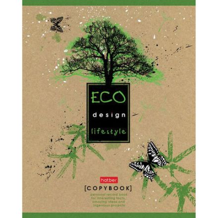 Тетрадь А5, 48 л., HATBER, скоба, клетка, обложка крафт-картон, "Life Style" (5 видов в спайке), 48Т5В1, 48Т5B1 Тетрадь А5, 48 л., HATBER, скоба, клетка, обложка крафт-картон, "Life Style" (5 видов в спайке), 48Т5В1, 48Т5B1