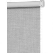 Рулонная штора ARX_ Блэкаут Шалюр Серебристый 045x160 Мини