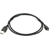 Кабель USB 2.0 A-->mini-B 5P (1м) черный, Telecom<TC6911BK-1.0M