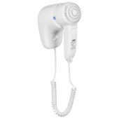 Фен для волос настенный BXG-1200H1, 1400 Вт, пластик, 2 скорости, белый Фен для волос настенный BXG-1200H1, 1400 Вт, пластик, 2 скорости, белый