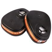 Фильтр противогазовый Jeta Safety 6510, комплект 2 шт., органические газы и пары класса А1 Фильтр противогазовый Jeta Safety 6510, комплект 2 шт., органические газы и пары класса А1