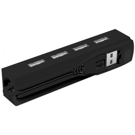 Разветвитель USB Ritmix CR-2406 black (USB хаб) на 4 порта USB (15119260)