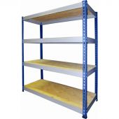 Стеллаж металлический SK6_MZ_МКФ15614-2.5   груз. 4 полки 1525х610х2500