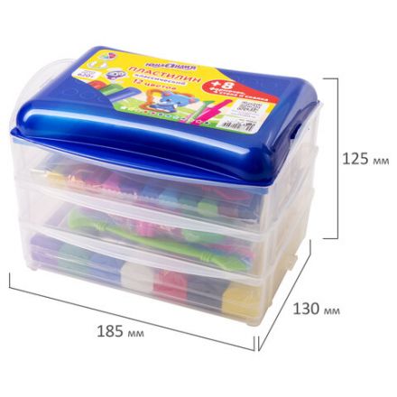 Пластилин в боксе ЮНЛАНДИЯ "ЮНЛАНДИК В ЗООПАРКЕ", 12 цветов, 620 г, скалка, 4 стека, 8 формочек, 105866 Пластилин в боксе ЮНЛАНДИЯ "ЮНЛАНДИК В ЗООПАРКЕ", 12 цветов, 620 г, скалка, 4 стека, 8 формочек, 105866