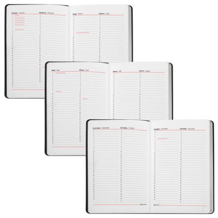 Ежедневник недатированный А5 138х213 мм BRAUBERG "Metallic", под кожу, 136 л., гибкий, черный, 113374