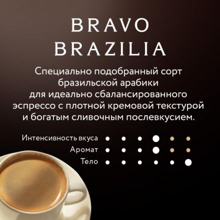 Кофе в зернах Jardin Bravo Brazilia 1 кг Кофе в зернах Jardin Bravo Brazilia 1 кг