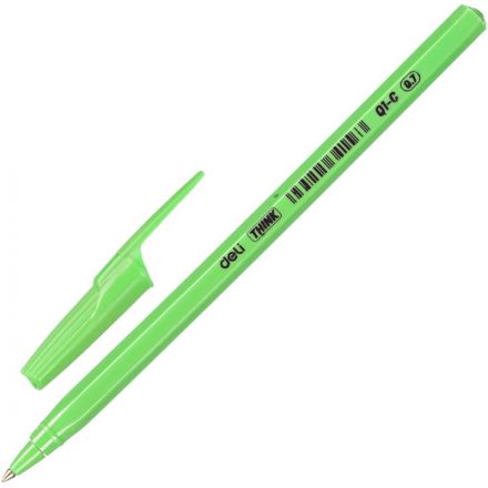 Ручка шариковая неавтомат. Deli Think шар0,7мм,лин0,5мм син,масл,асс Ручка шариковая неавтомат. Deli Think шар0,7мм,лин0,5мм син,масл,асс