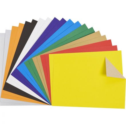 Картон цветной Выбор Есть 20л 10цв немелован папка