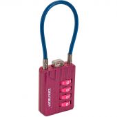 Замок навесной кодовый_УЗК Аллюр ВС1КТ-30/3 (H2) (30xd=3) цинк роз.(тросик)