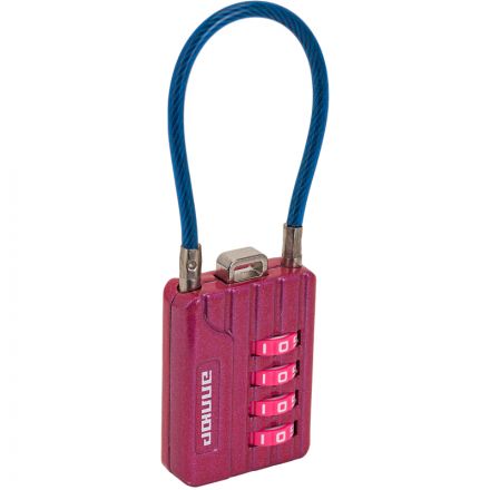 Замок навесной кодовый_УЗК Аллюр ВС1КТ-30/3 (H2) (30xd=3) цинк роз.(тросик)