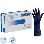 Перчатки латексные н/с, н/о UNICARE р.L (25пар/уп),ПС