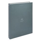 Тетрадь на кольцах БОЛЬШАЯ А4, 215х305 мм, 100 л., твердый картон, клетка, BRAUBERG, "Rhythm", 405407